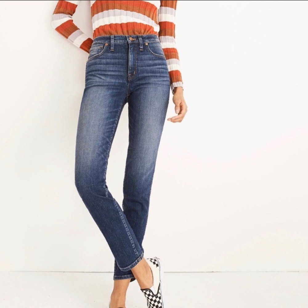 Madewell High Rise Straight Leg Jean SZ 27 $30